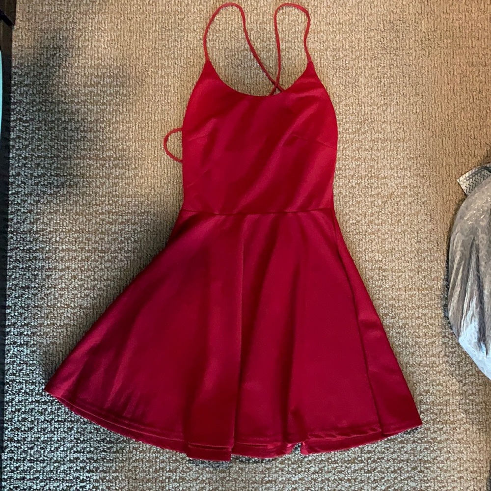 Open back dress